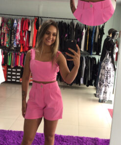 Conjunto alfaiataria shortinho