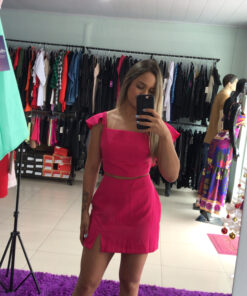 Conjunto alfaiataria alcinha babado