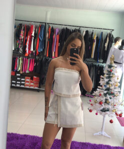 Conjunto short linho