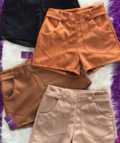 Short suede