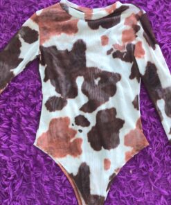 Body de tule animal print