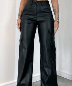 Calça cargo courino