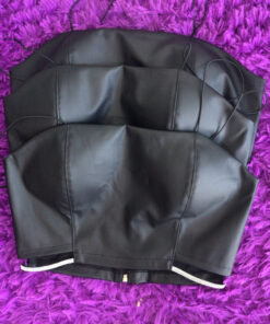 Croped courino detalhe de brilho