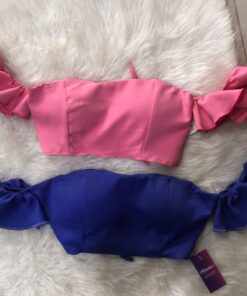 croped tomara que caia crepe alfaiataria