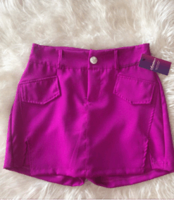 SHORT SAIA ALFAIATARIA FUCSIA P