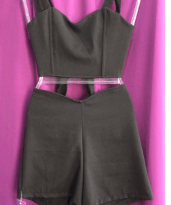 CONJUNTO CREPE ALFAIATARIA SHORT