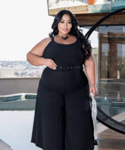 Macaquinho pantacourt plus vermelho