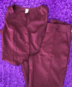 Conjunto calça + colete alfaiataria